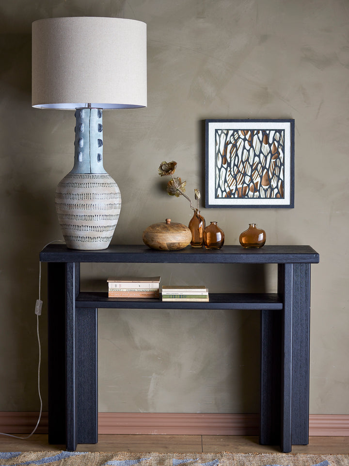 Cupa Konsolbord, Sort, Fyrretræ