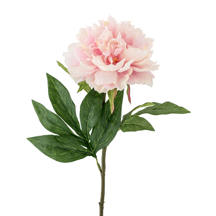Peony Stilk, Rosa, Kunstig Blomst