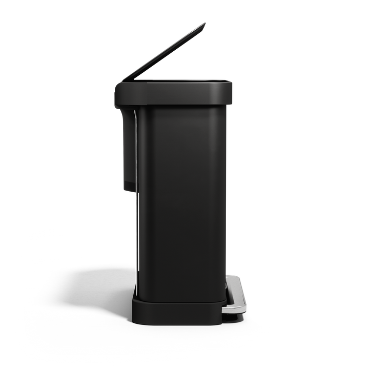 simplehuman 58l (34/24) pedalspand med to rum og poselomme i badeværelset