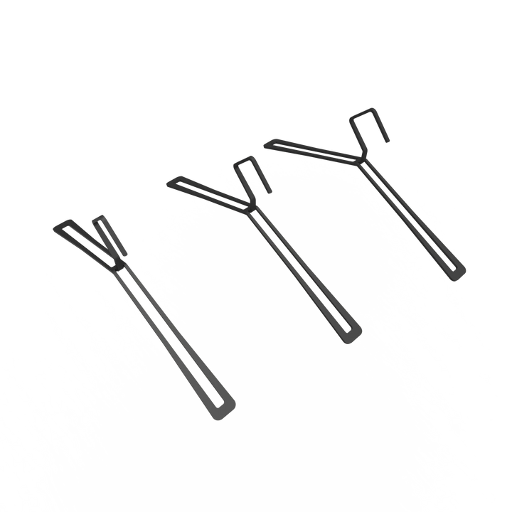 Sorte metal garderobe bøjler - designet perfekt til dit tøj
