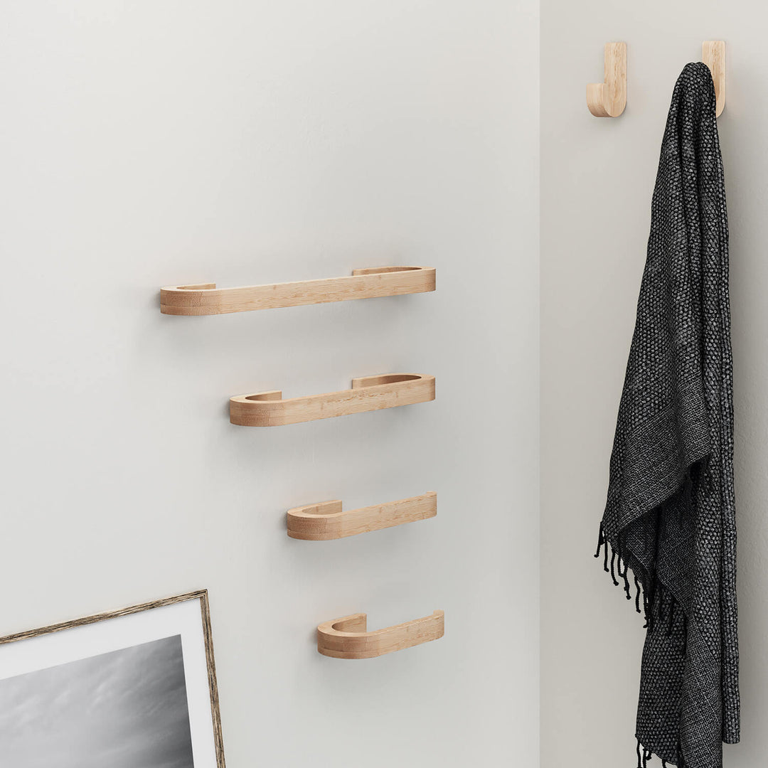 HIMALAYA toalettrullehållare bambu