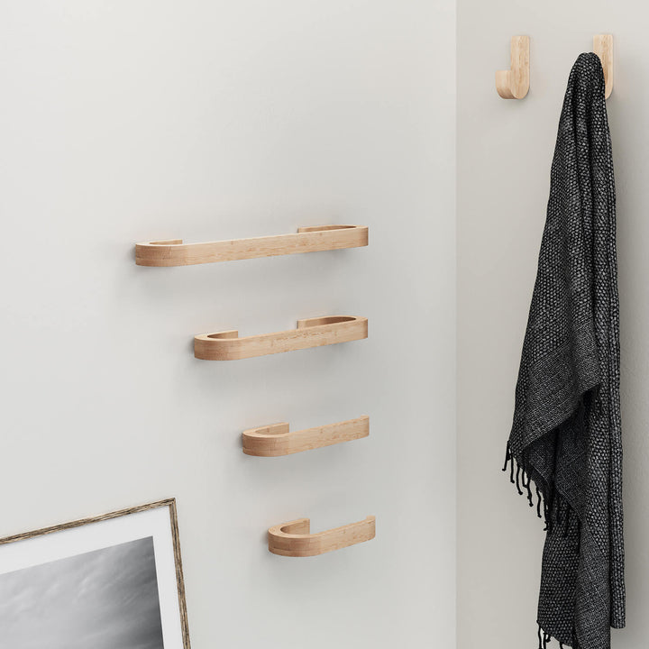 HIMALAYA toalettrullehållare bambu