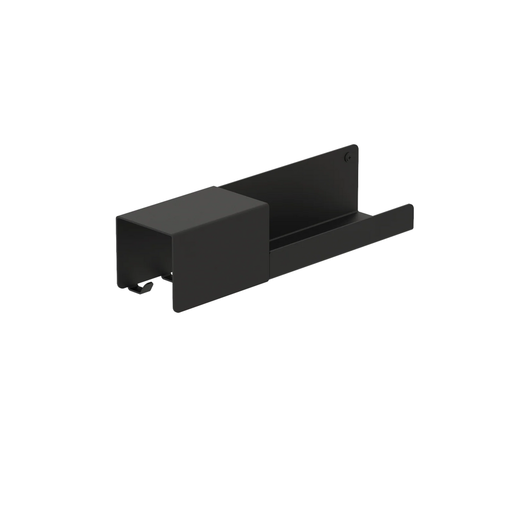 Moderne NICE hylde i pulverlakeret stål – væghylde med hylde og skjult ophæng