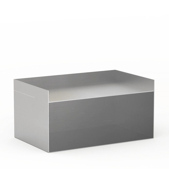 RAWW bordmodul kombineret med andre enheder – modulær opbevaringsløsning i aluminium