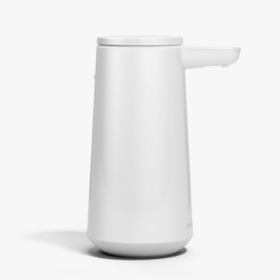 simplehuman 295ml genopladelig sensor skumsæbedispenser - børstet stål