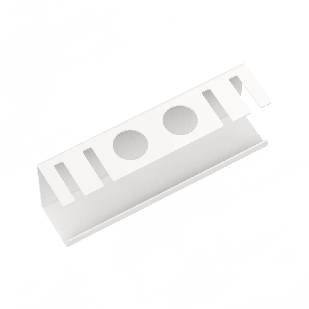 SEVILLA elektrisk tandbørsteholder vægmonteret – stilren løsning i pulverlakeret stål