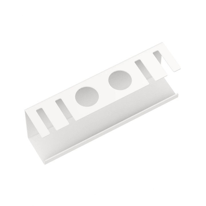 SEVILLA elektrisk tandbørsteholder vægmonteret – stilren løsning i pulverlakeret stål