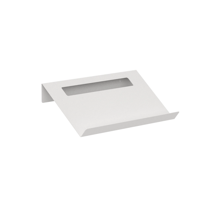 TORINO hvid skohylde i metal 60 cm – stilren vægmonteret skohylde