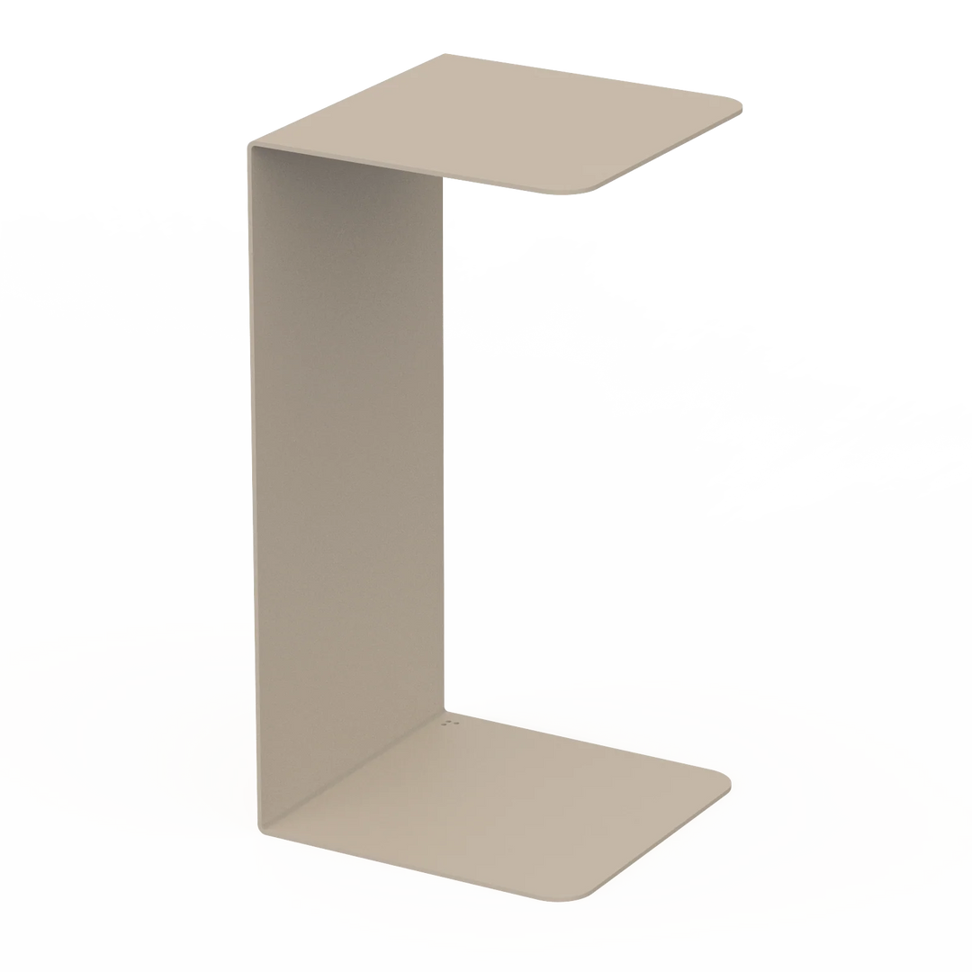 Detaljebillede af VALENCIA bord – robust konstruktion i 4 mm galvaniseret stål