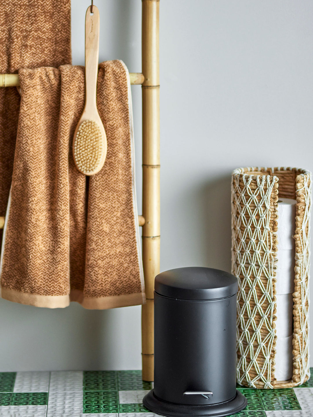 Loupi Skraldespand, Sort, Rustfri Stål