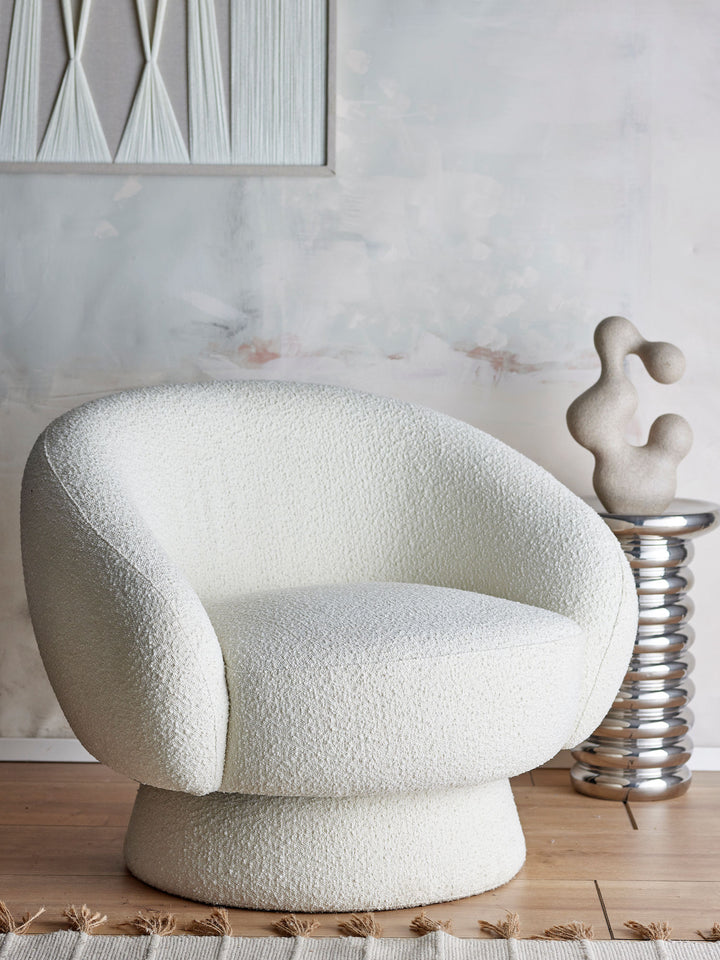 Ted Loungestol, Hvid, Polyester