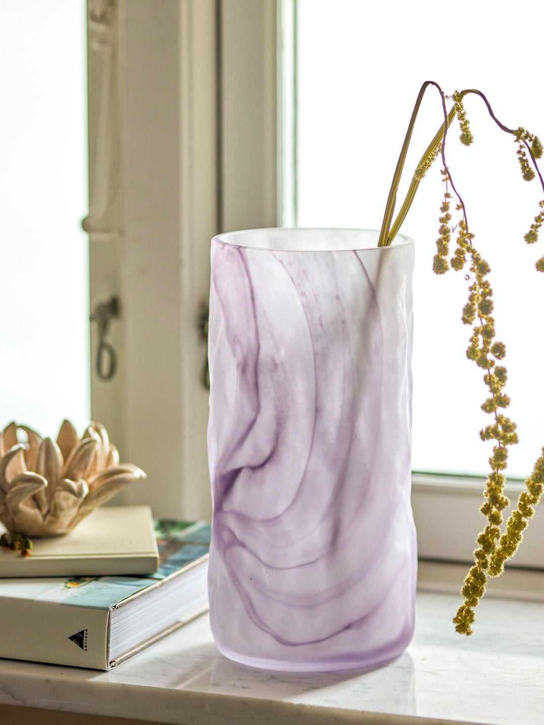 Moore Vase, Lilla, Glas
