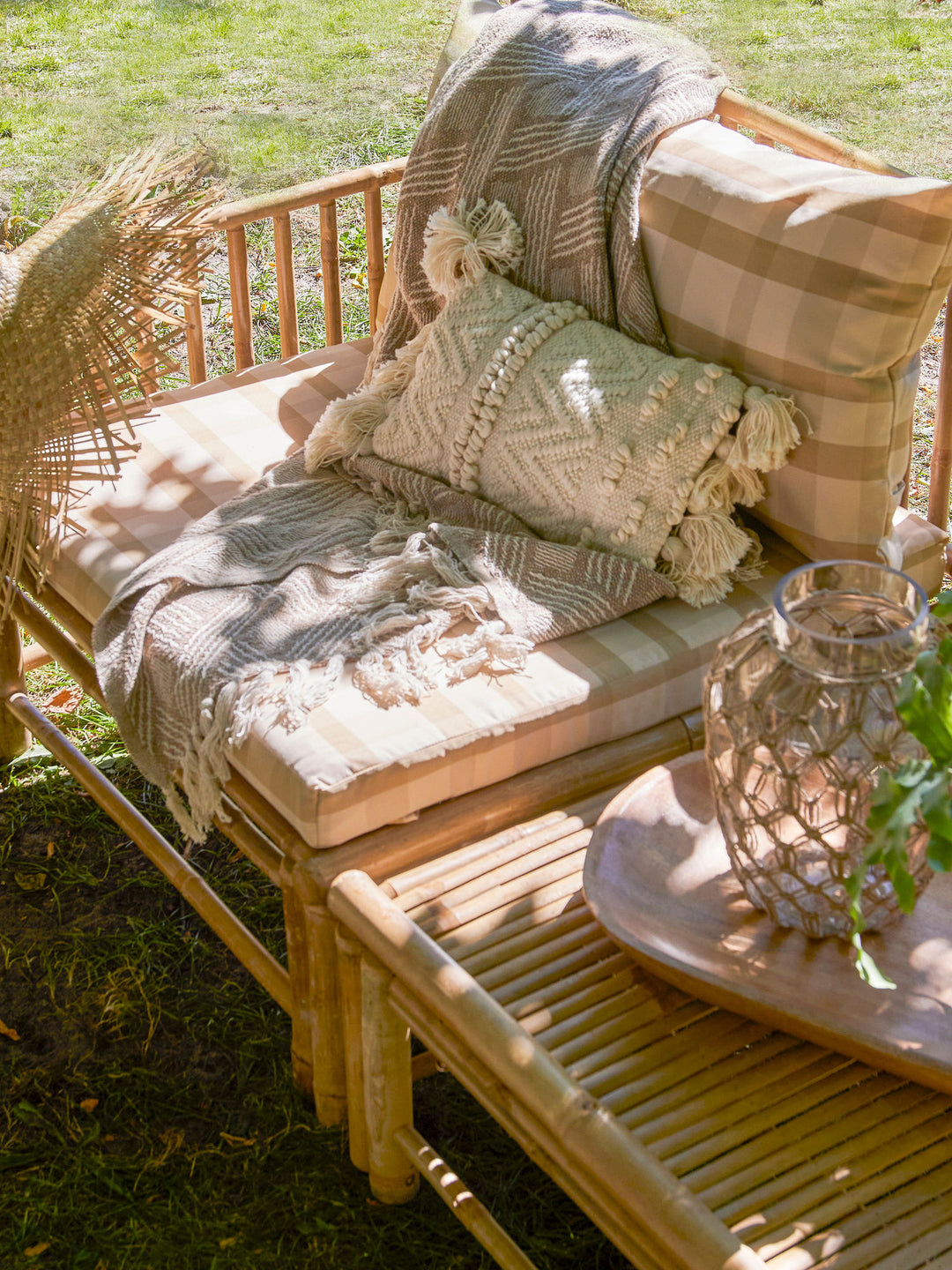 Korfu Modul Sofa Venstre Hjørne, Natur, Bambus