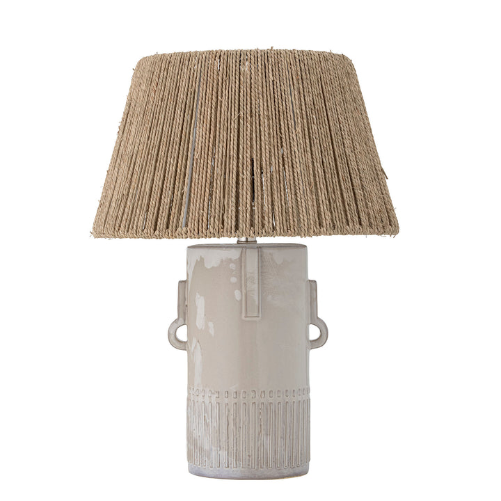 Rama Bordlampe, Hvid, Stentøj