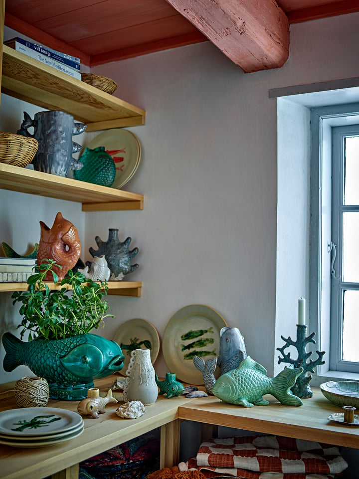 Tace Vase, Blå, Stentøj