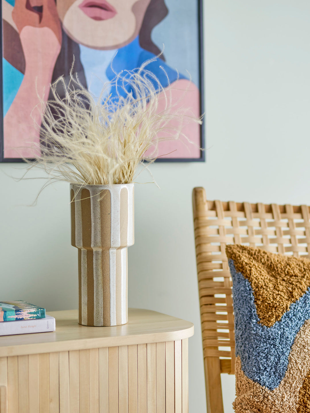 Awah Vase, Natur, Stentøj