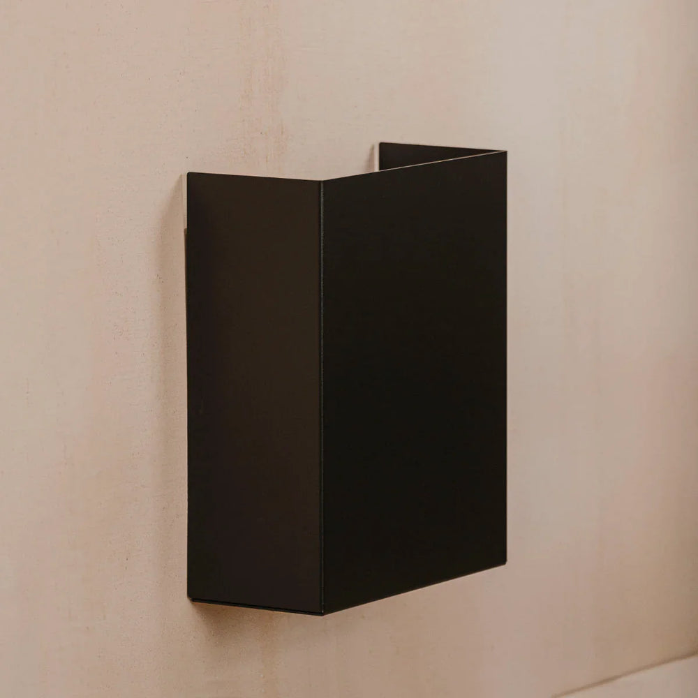 Papirspand til væg i sort