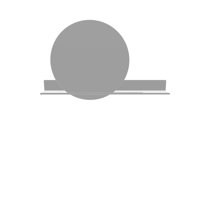 London hylde med spejl Mathvid