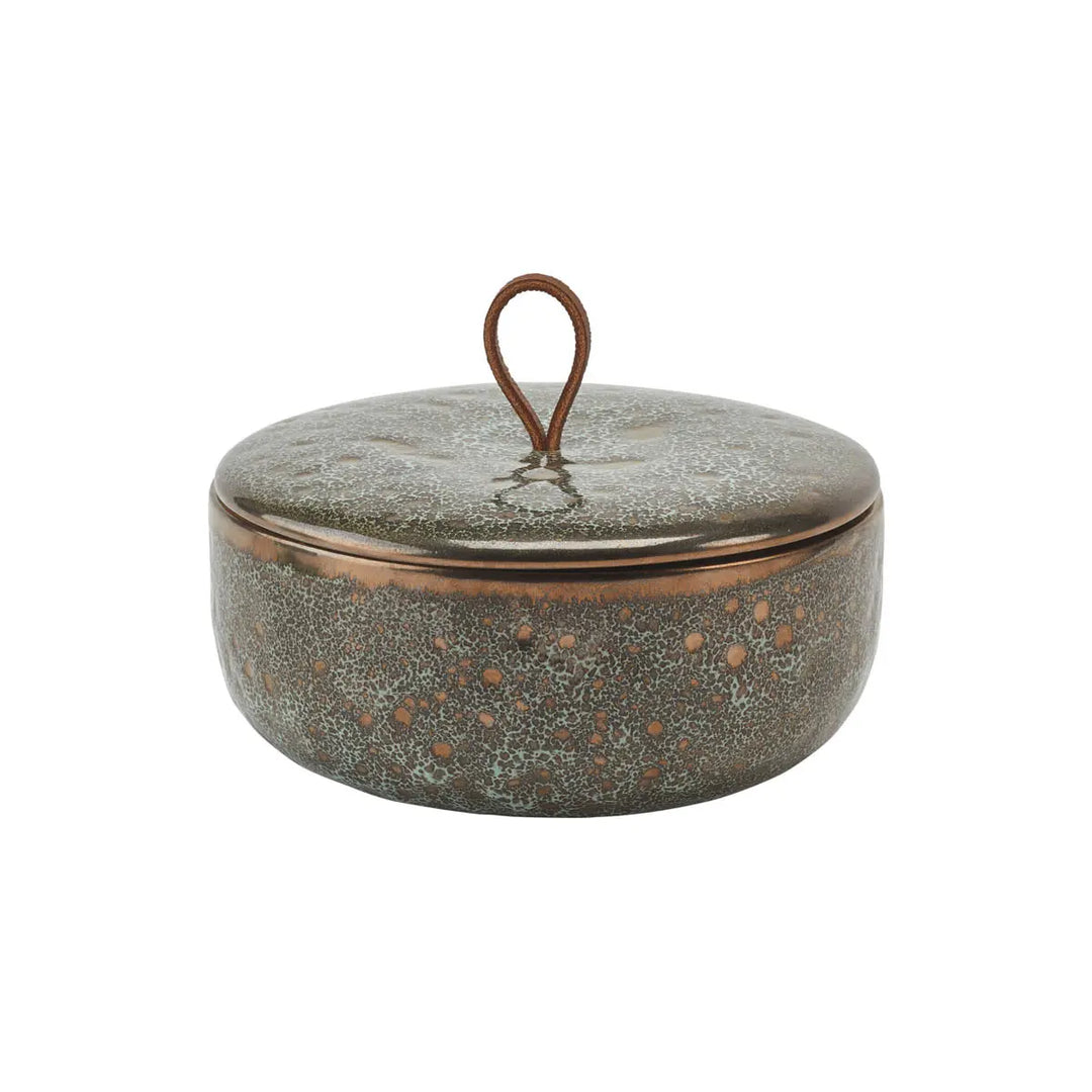 Ugo skål med lock - Vintage Bronze
